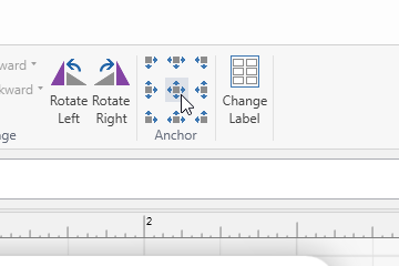 Set barcode's anchor position 