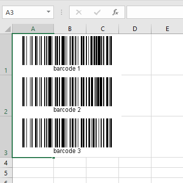 Extract Barcode Images from MS Excel | BarCodeWiz