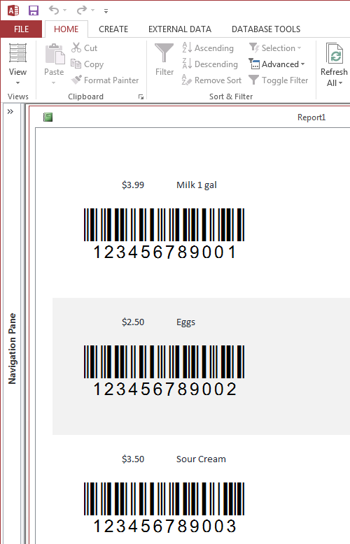 Create Barcodes in MS Access | BarCodeWiz