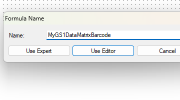 GS1 Data Matrix in Crystal Reports | BarCodeWiz