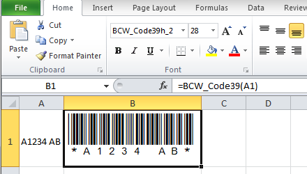 Code 39 Barcode Fonts | BarCodeWiz