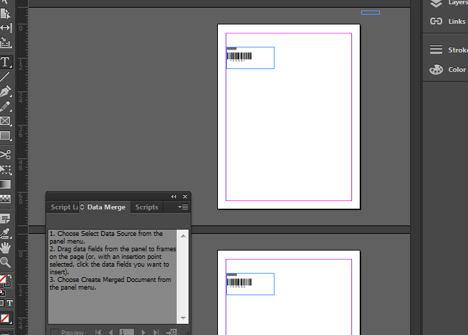 indesign data merge fit content to frame