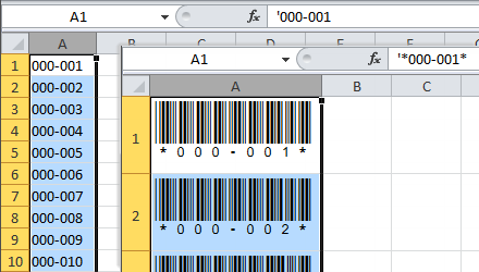 Code 39 Barcode Fonts | BarCodeWiz