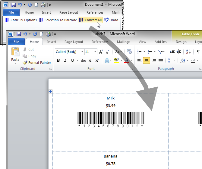 How To Create Barcode In Word 2010