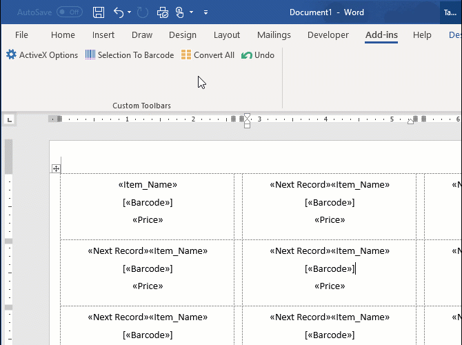 mail merge on a mac excel to word