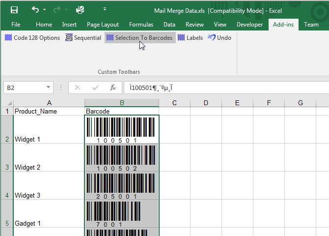 Barcodes in Adobe InDesign Data Merge | BarCodeWiz