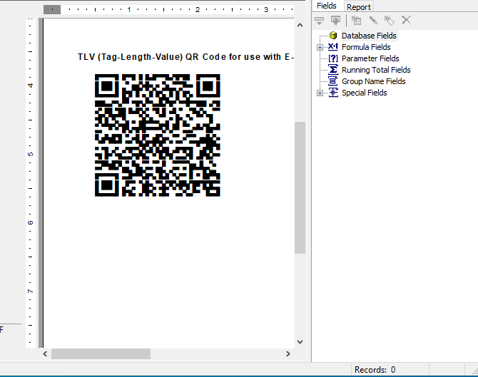 Create QR Code Barcodes In TLV Format In Crystal Reports BarCodeWiz