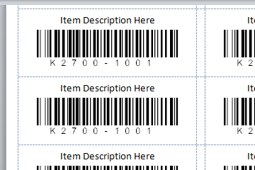 Print a Sheet of Barcode Labels BarCodeWiz